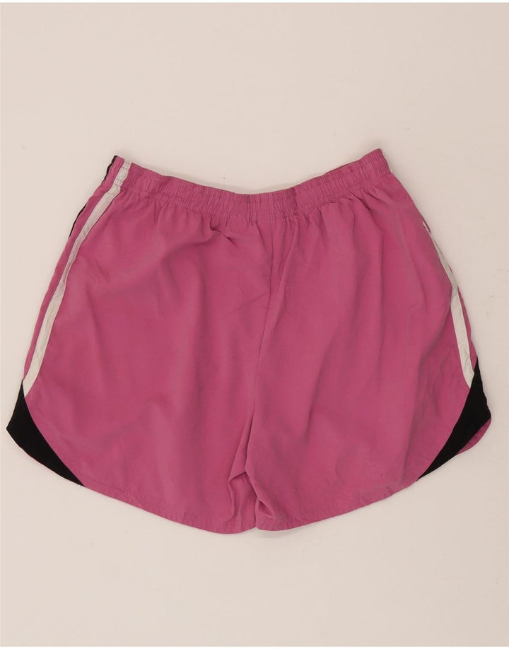 Nike Damen-Sportshorts US 8/10 Mittelrosa Colourblock-Polyester
