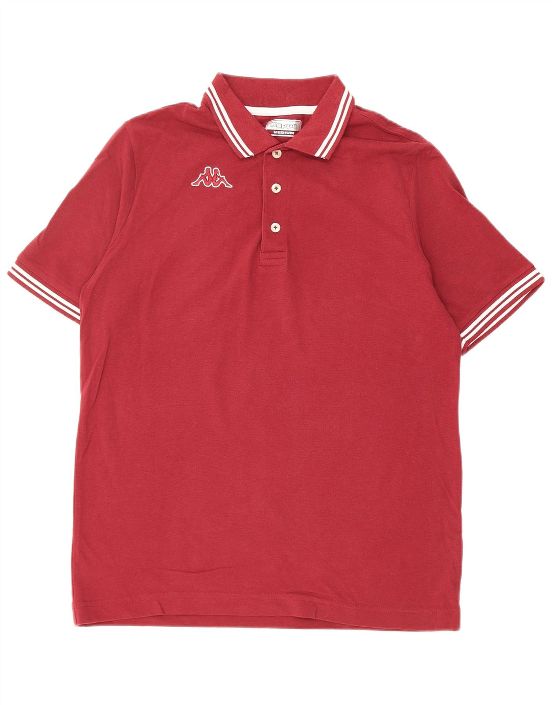 KAPPA Mens Polo Shirt Medium Maroon
