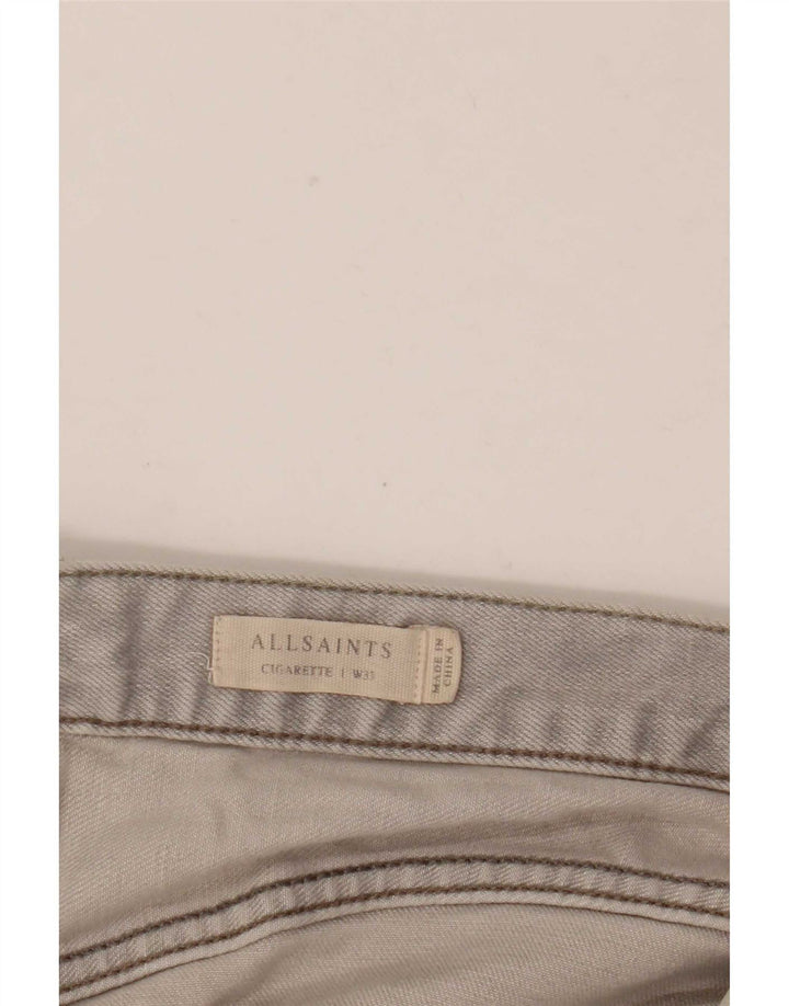 All Saints Herren Cigarette Skinny Jeans W35 L31 Grau