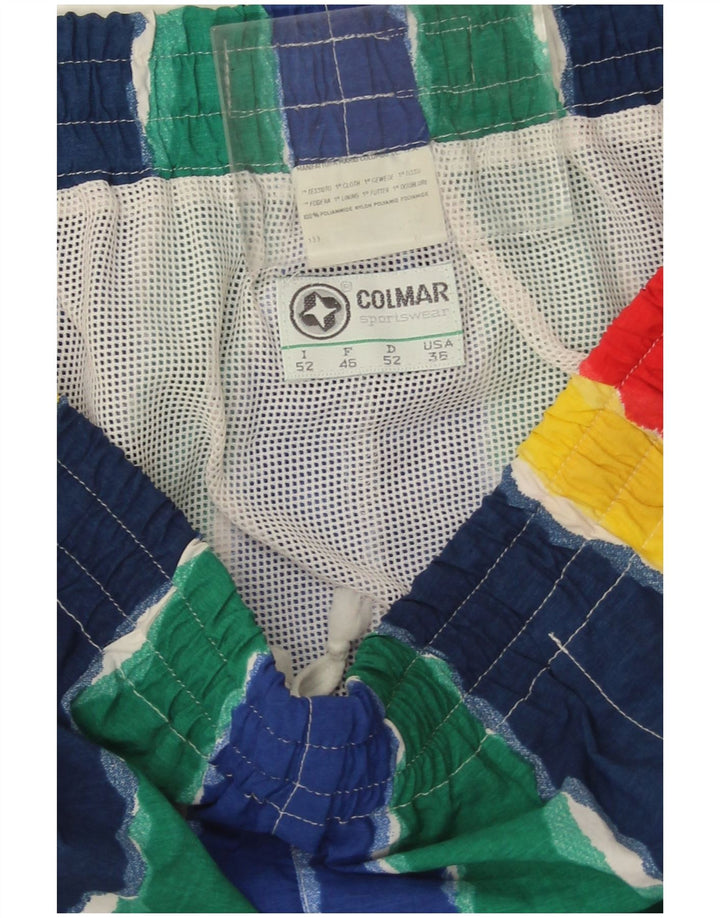 Colmar Herren-Badeshorts IT 52, groß, mehrfarbig, gestreift, Polyamid