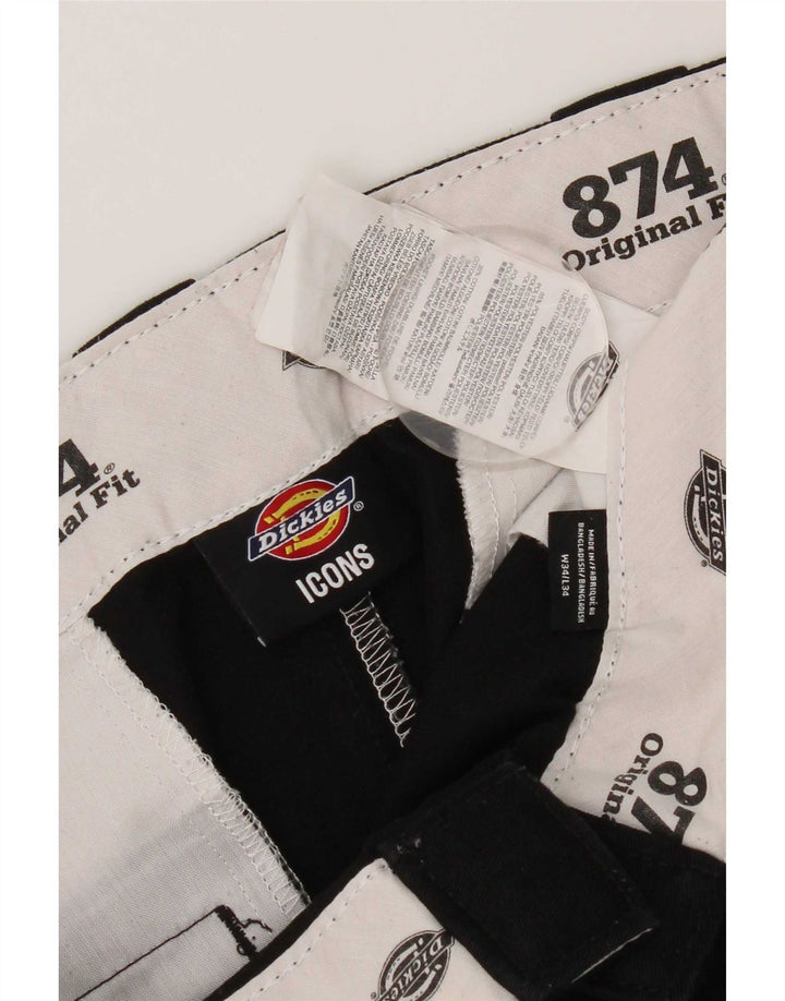 Dickies Herren gerade Chinohose W34 L34 Schwarz Polyester