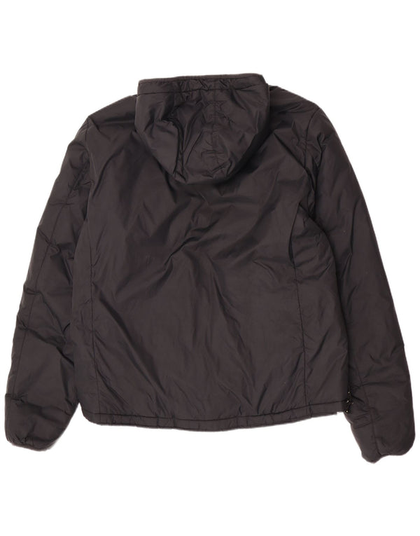 Mistral Herren-Windjacke mit Kapuze, wendbar, Größe 42, XL, Schwarz, Polyamid