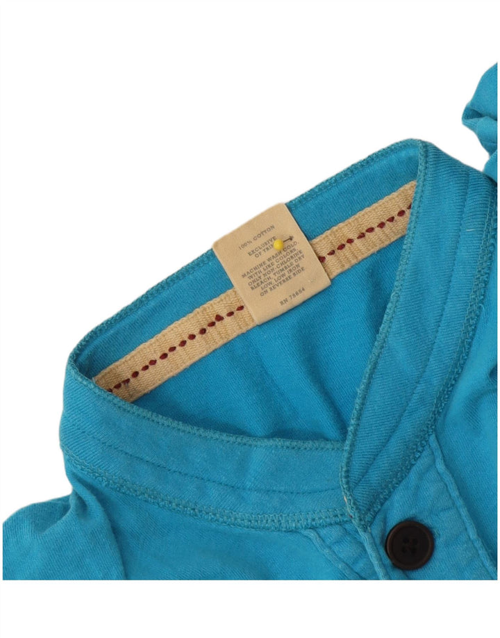 Hollister Herren-Poloshirt, große blaue Baumwolle