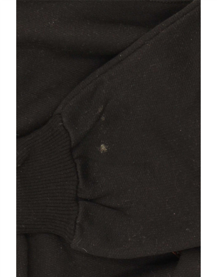 Vintage Herren Grafik Sweatshirt Pullover XL Schwarz Baumwolle