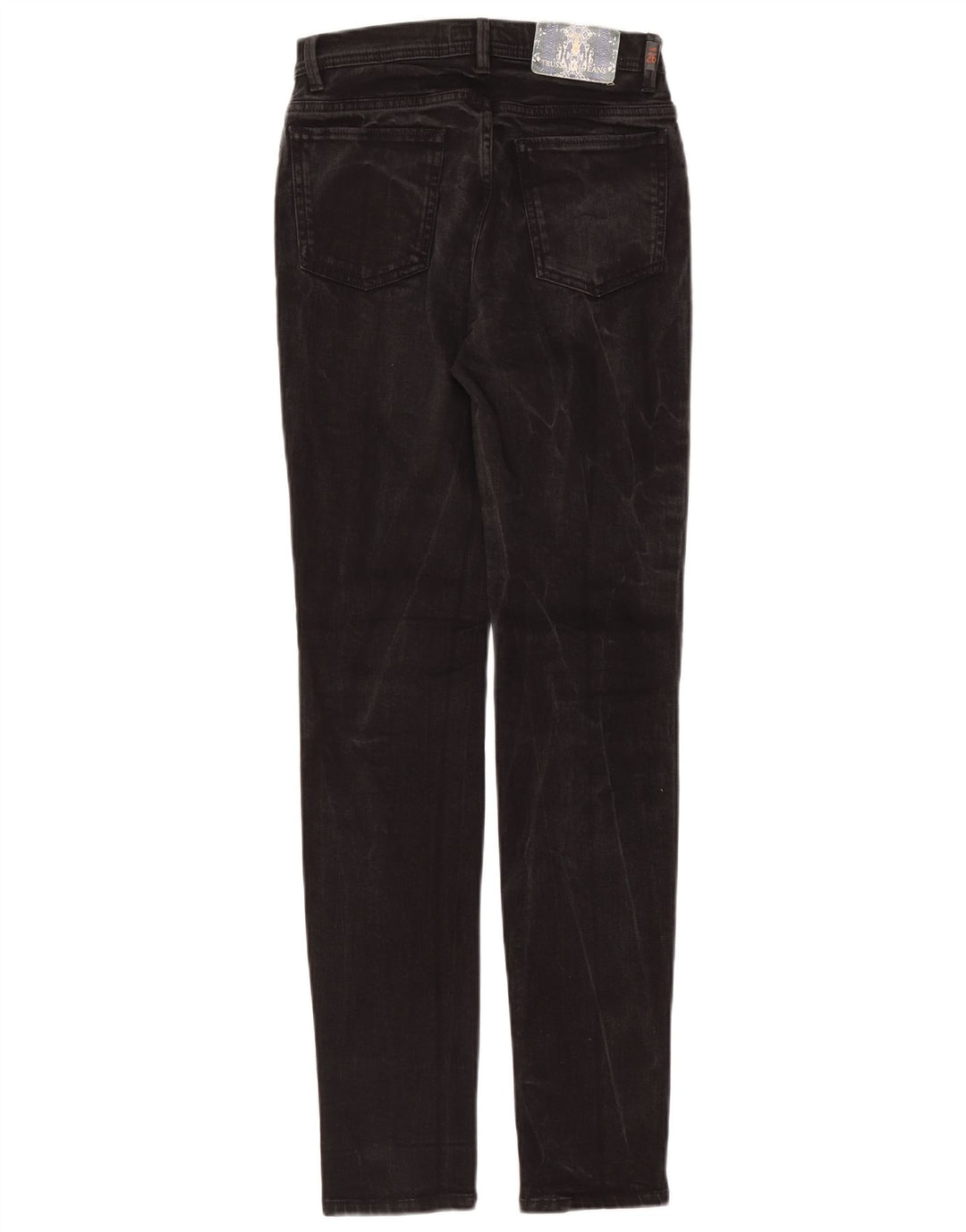 Trussardi Damen Straight Jeans W26 L31 Schwarze Baumwolle