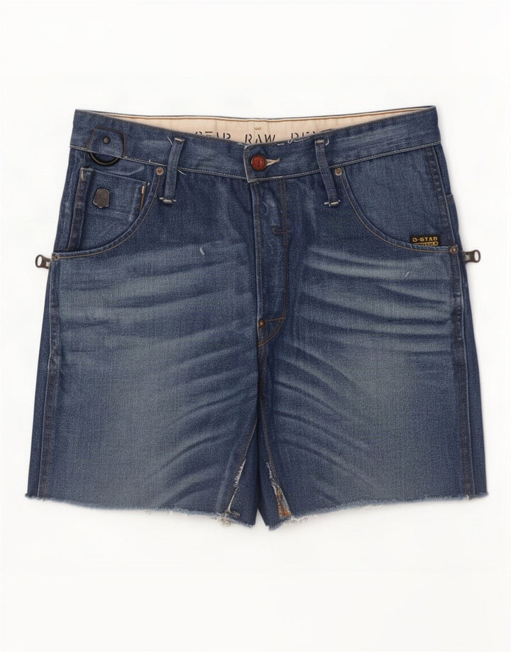G-Star Herren Jeansshorts W31 mittelblaue Baumwolle