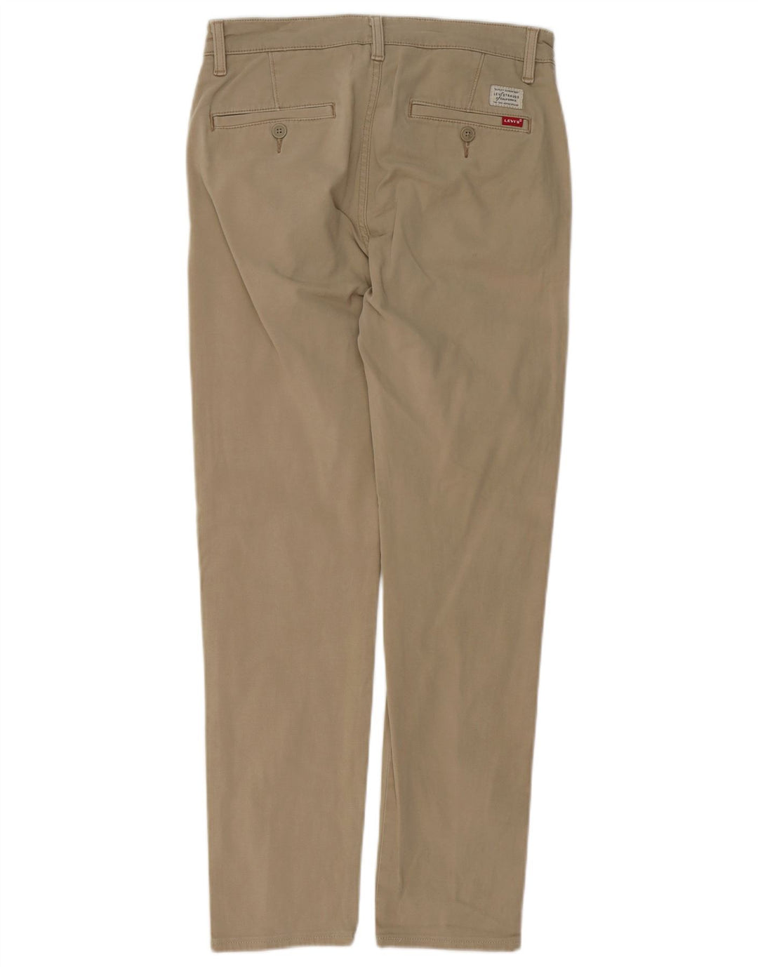 LEVI'S Herren Slim Tapered Chinohose W29 L28 Beige Baumwolle