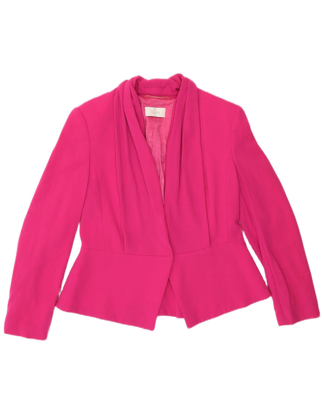 Elegance Damen Blazer Jacke UK 14 Mittelrosa Wolle