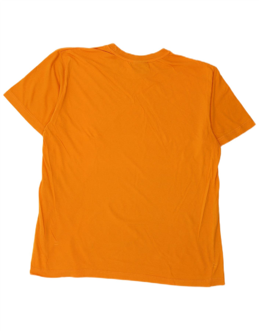 DIADORA Herren-T-Shirt mit Grafik, Größe L, Orange, Baumwolle