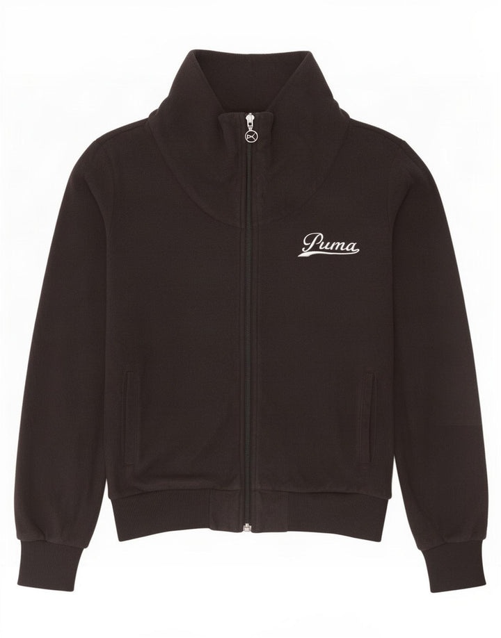 Puma Damen Fleecejacke UK 10 Small Schwarz
