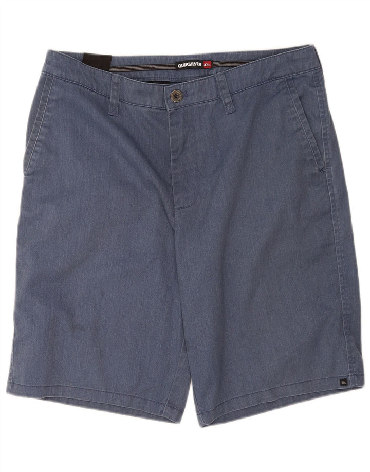 Quiksilver Herren Chinoshorts W33 mittelblaue Baumwolle