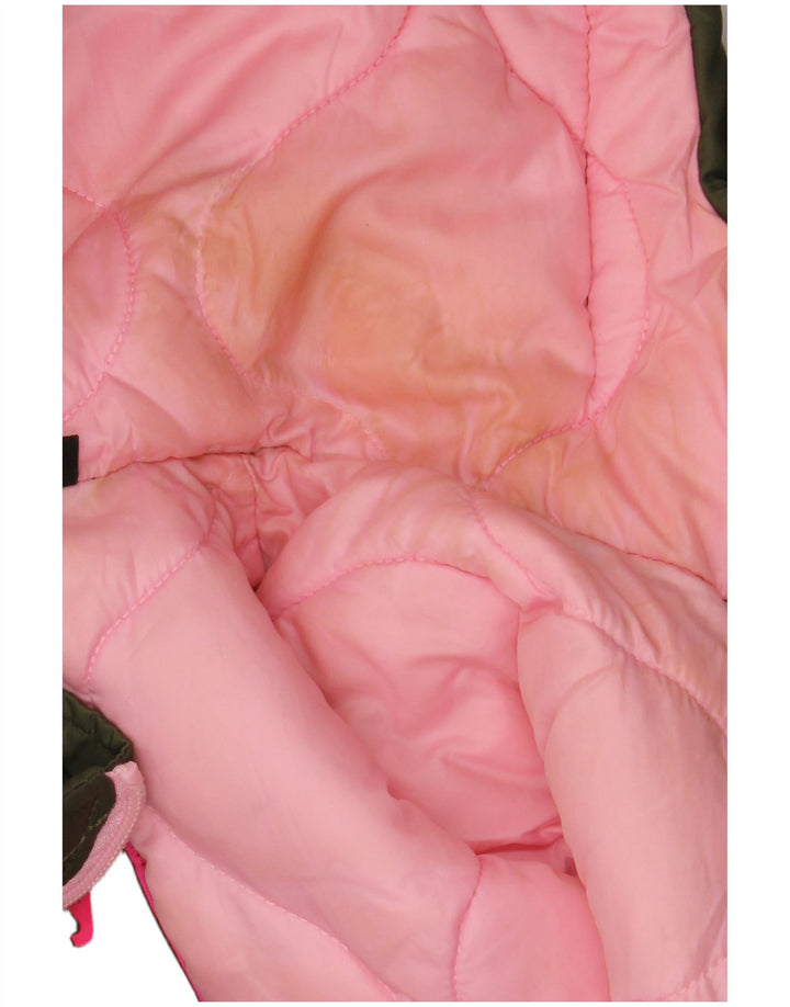 SUPERDRY Damen-Parkajacke mit Kapuze, UK 14, Medium Khaki, Nylon