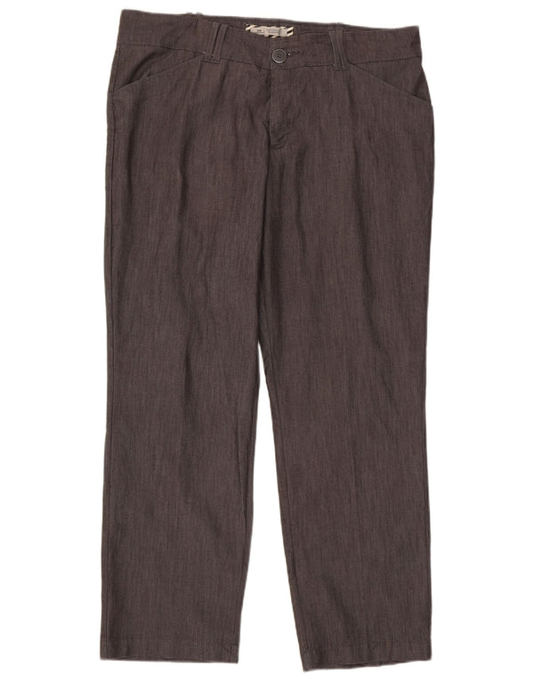 Lee Damen Slim Fit Straight Casual Hose US 16 XL W38 L32 Grau