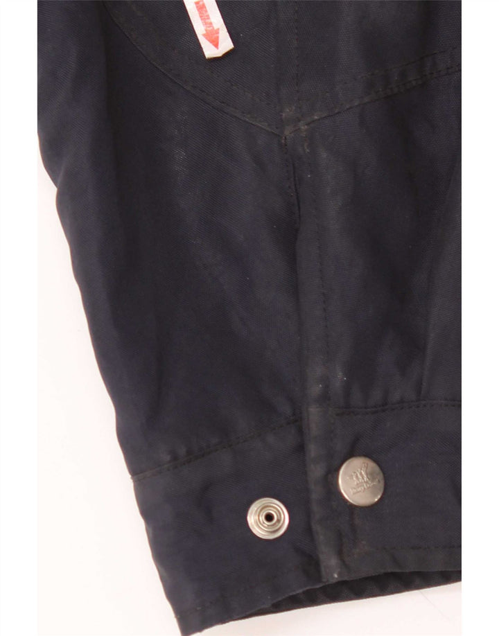 Henry Cottons Herren-Utility-Jacke IT 52 XL Marineblaues Nylon