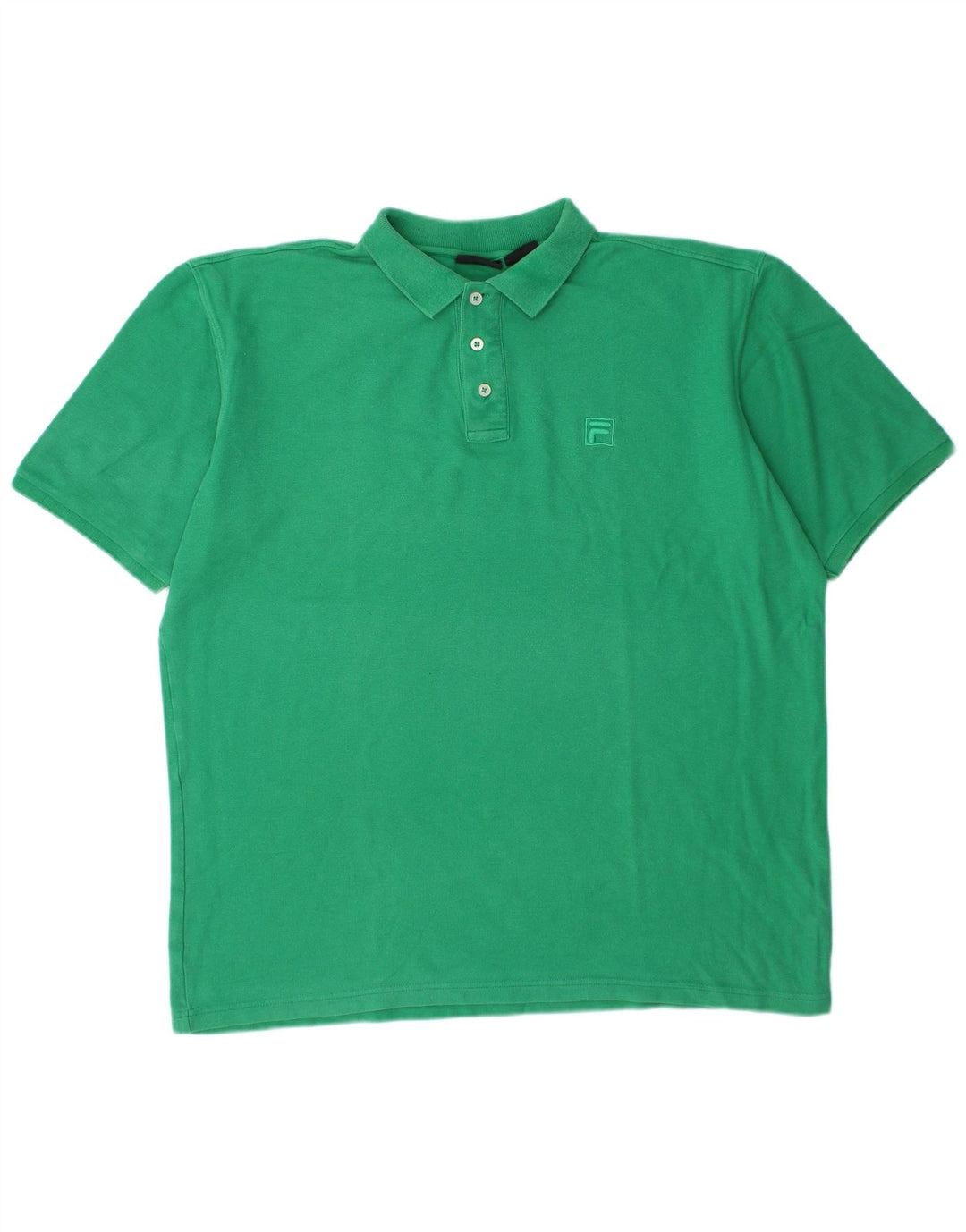 FILA Herren Poloshirt 2XL Grüne Baumwolle