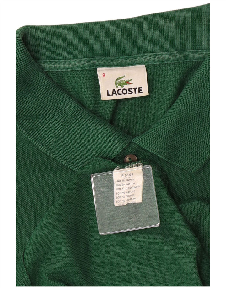 Lacoste Herren Poloshirt Größe 8 3XL Grüne Baumwolle
