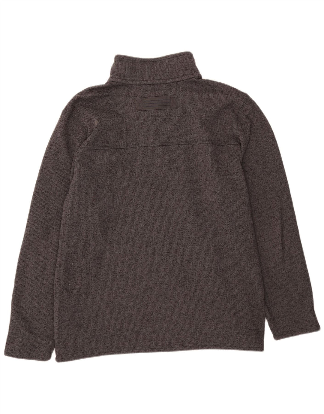 Marks & Spencer Herren-Sweatshirt mit Knopfkragen, 2XL, grau, Polyester