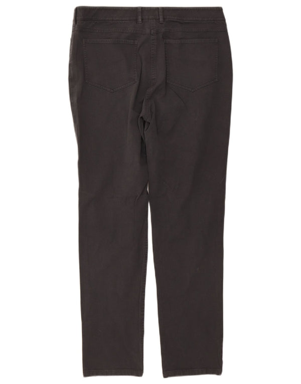 Hobbs Damen Slim Fit Freizeithose UK 14 Large W32 L29 Grau Baumwolle