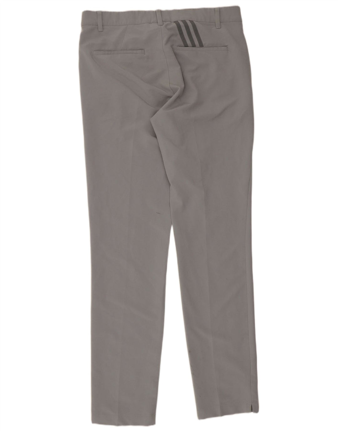 Adidas Damen Slim Chino Hose W32 L34 Grau Polyester