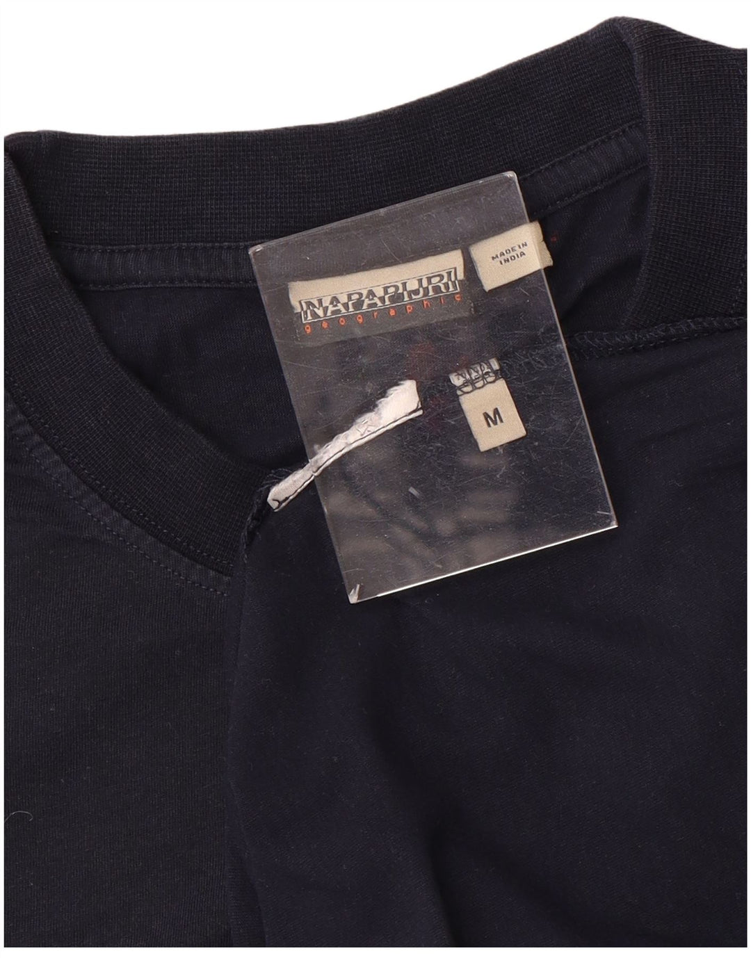 Napapijri Herren-T-Shirt mit Grafik, mittelgroß, Marineblau