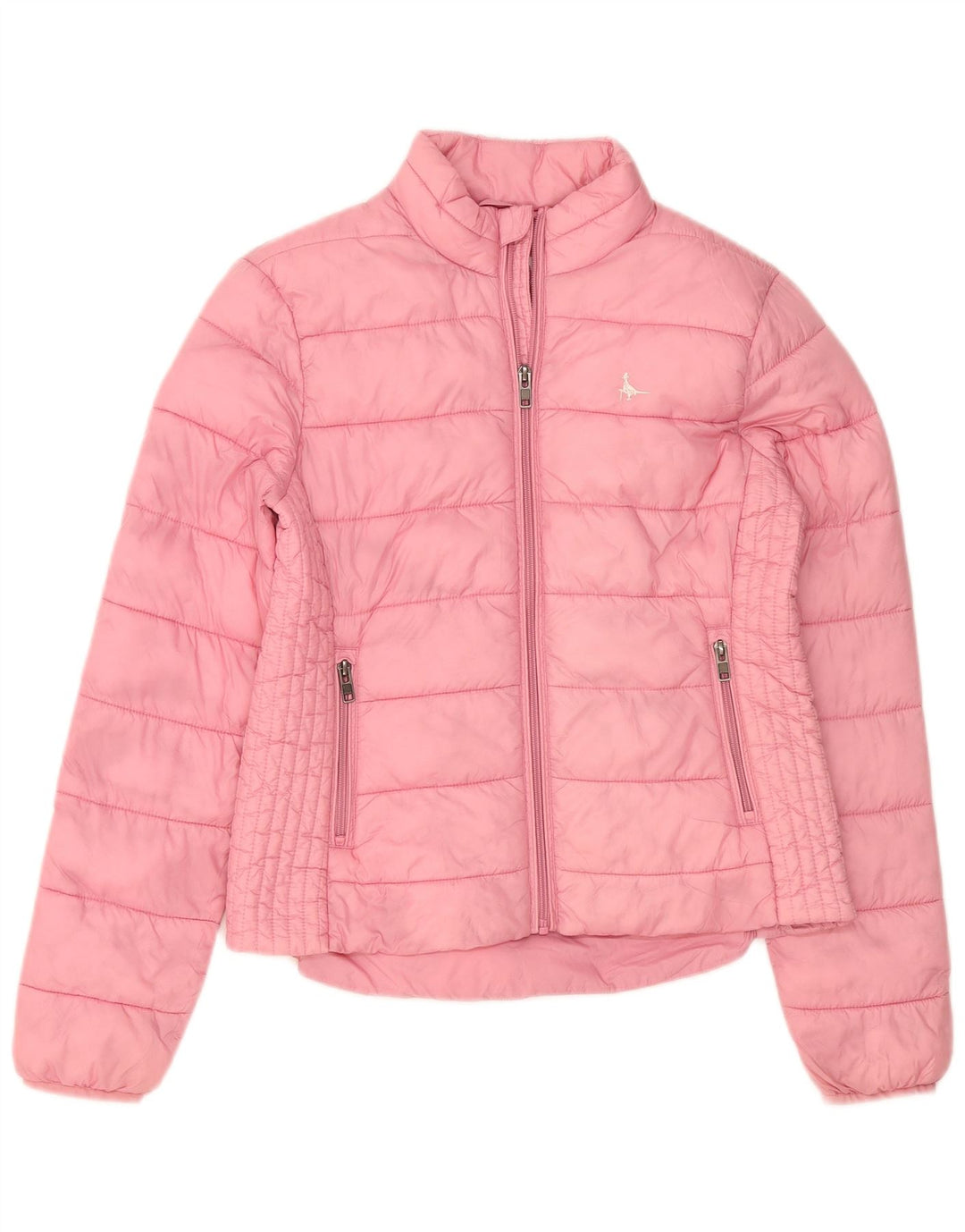 Jack Wills Damen Wattierte Jacke UK 10 Small Rosa Polyamid