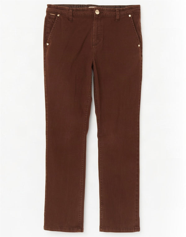 Marks & Spencer Damen Per Una Chinohose UK 14 Large W32 L27 Braun