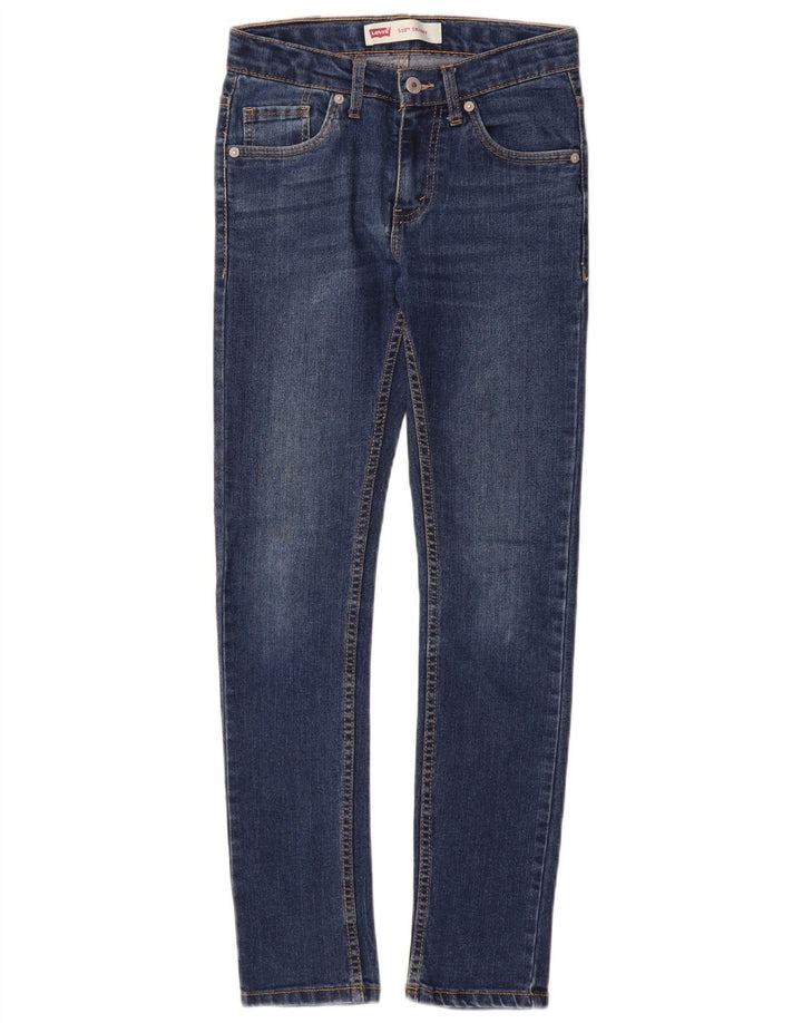 LEVI'S Jungen 510 Skinny Jeans 11–12 Jahre W24 L28 Blau