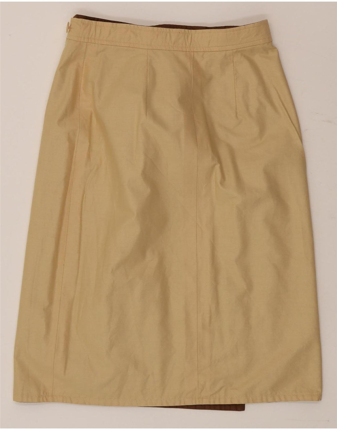 Vintage Damen Wende-Wickelrock W30 Mittelbraun