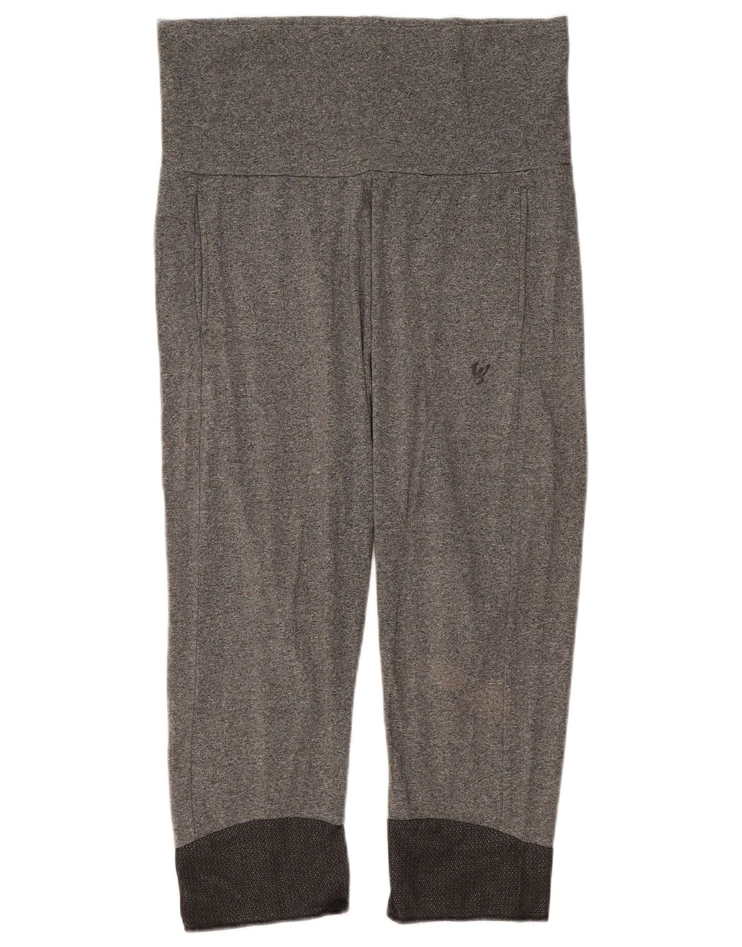 Freddy Capri-Leggings für Damen, Größe 46, groß, grau gefleckte Baumwolle