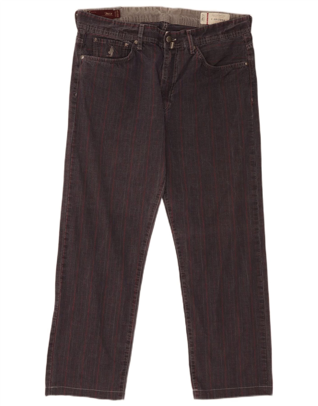MARLBORO CLASSICS Womens Arizona Casual Trousers W34 L26 Grey Check