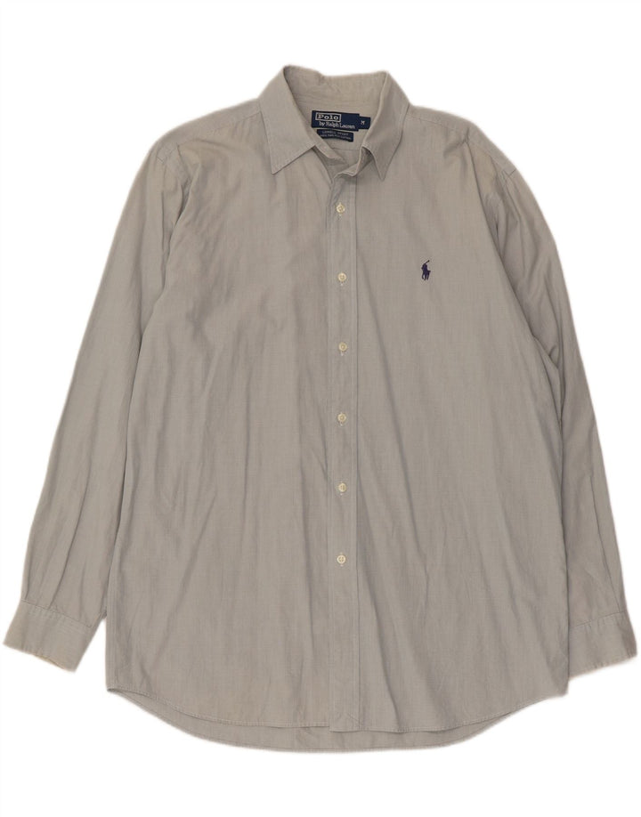Polo Ralph Lauren Herren Lowell Hemd mittelgrau karierte Baumwolle