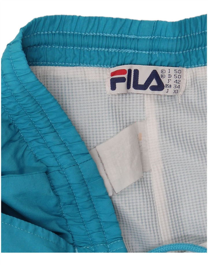 Fila Herren-Trainingshose, Jogginghose, Größe L, Blau