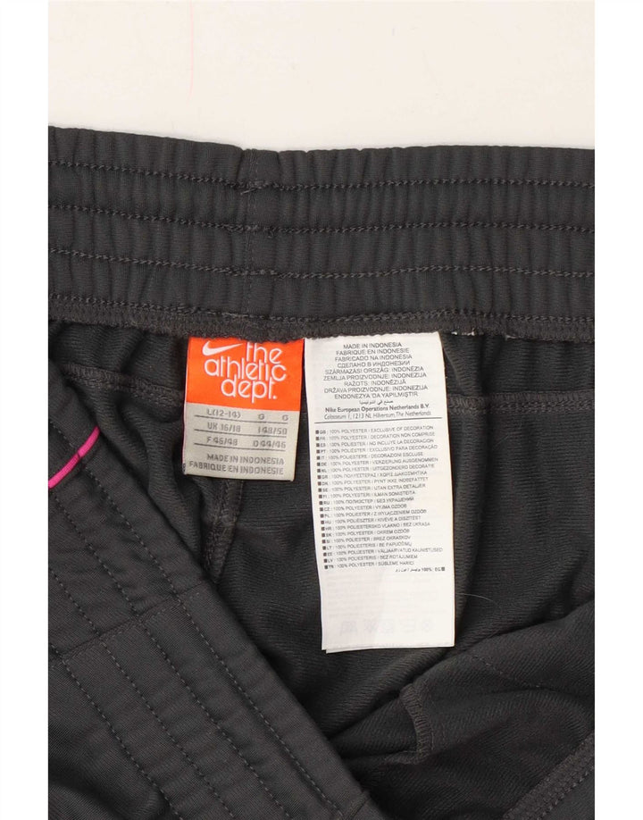 Nike Damen-Trainingshose UK 16/18 Large Grau Polyester