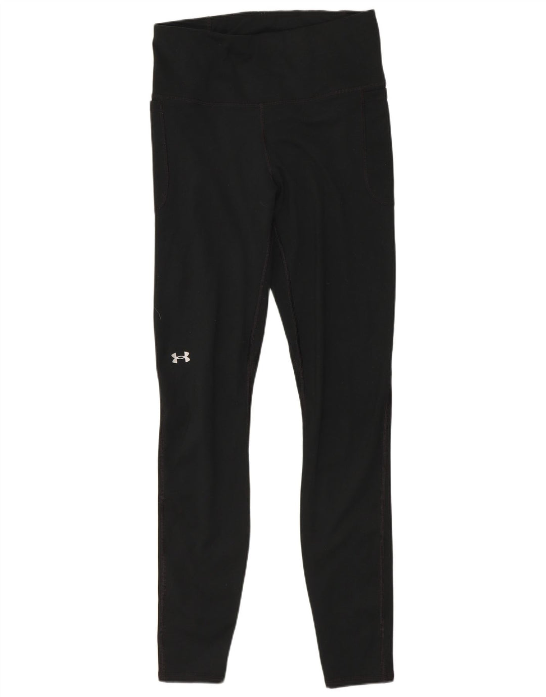 Under Armour Damen-Leggings mit taillierter Passform, UK 12, mittelschwarz, Polyester