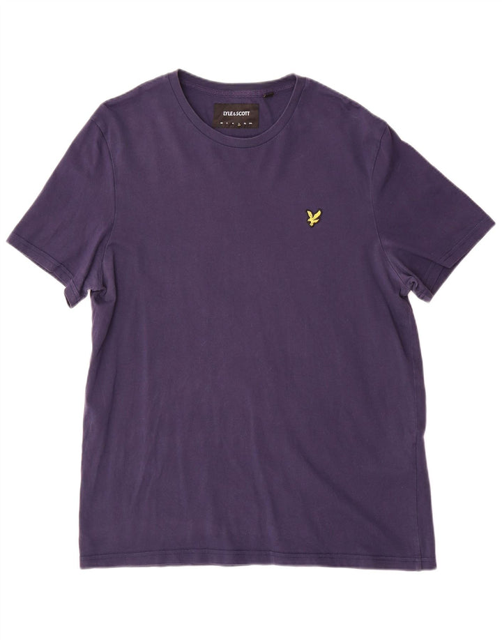 LYLE & SCOTT Herren T-Shirt Top Large Marineblau Baumwolle
