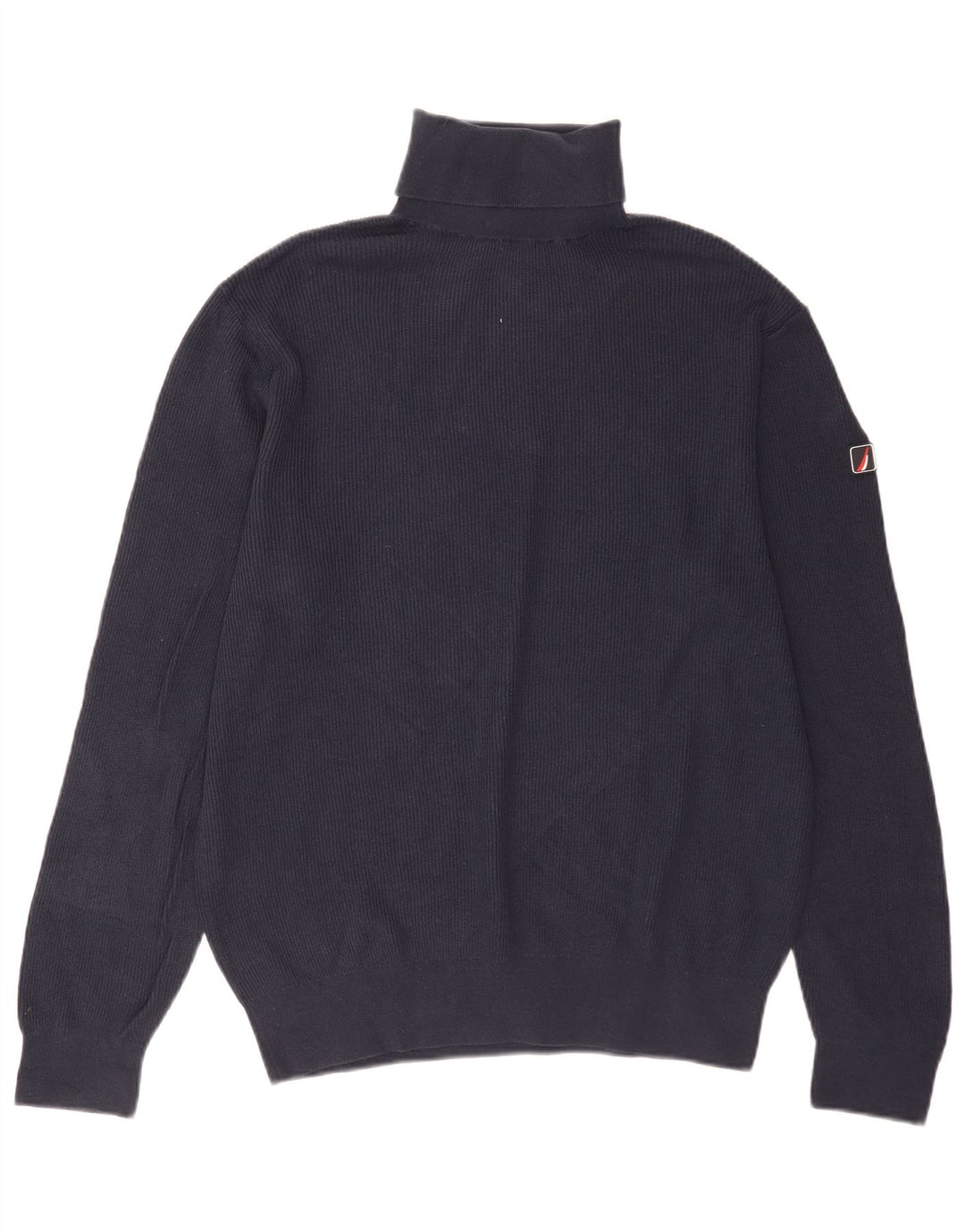 Nautica Rollkragenpullover für Herren, groß, marineblau, Baumwolle