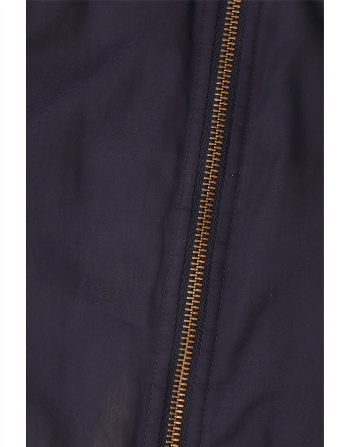 Jack Wills Herren Bomberjacke UK 38 Medium Marineblaues Nylon