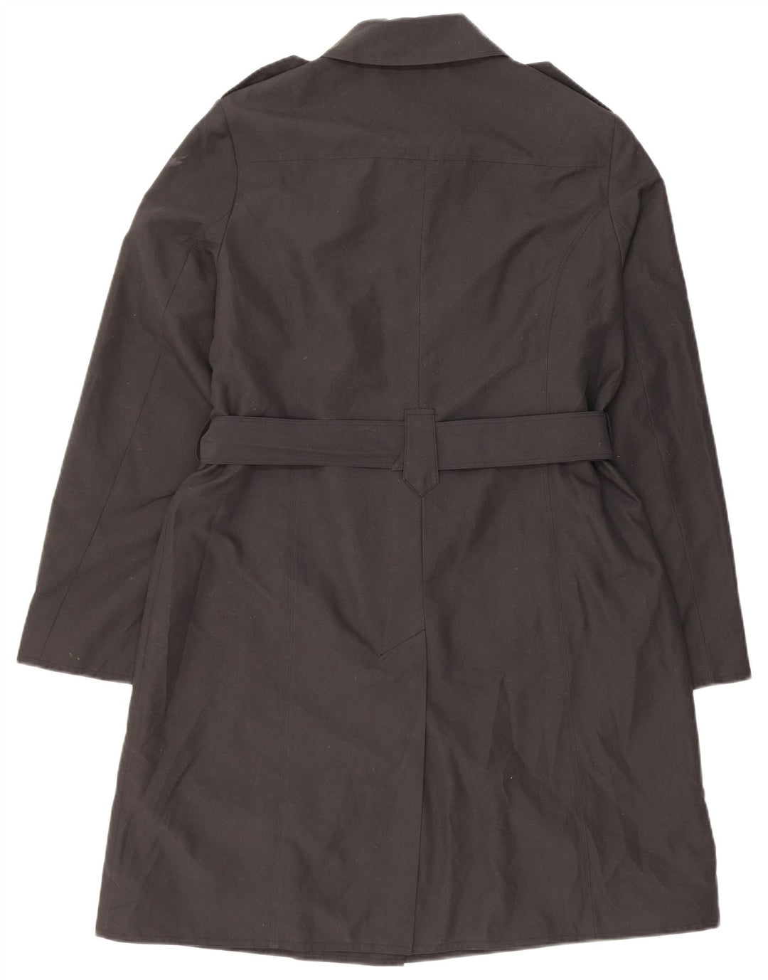 MARKS & SPENCER Damen Trenchcoat UK 14 XL Schwarz Polyester