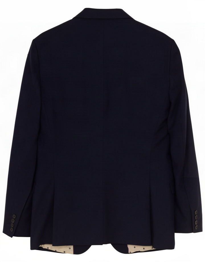 Zara Herren 2-Knopf-Blazerjacke EU 50 Mittelmarineblau