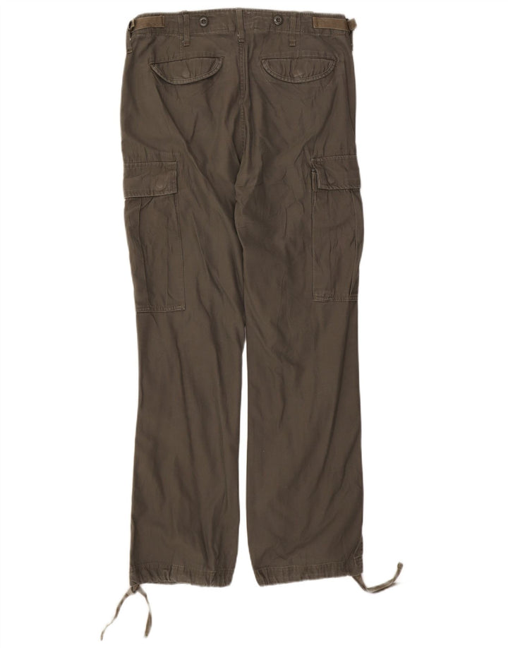 Brandit Damen Cargo-Cargohose W29 L29 Khaki Baumwolle