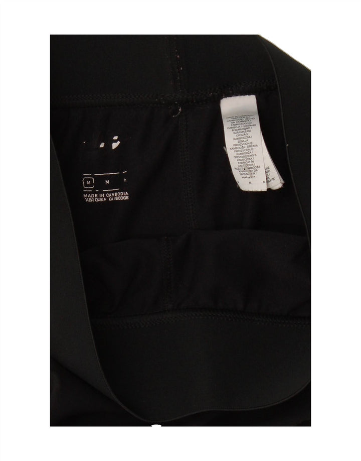 NIKE Womens Graphic Leggings UK 12 Medium  Black Cotton Vintage Nike and Second-Hand Nike from Messina Hembry 