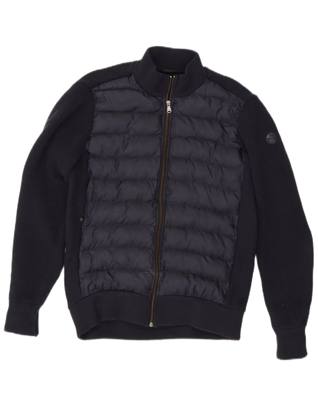 North Sails Herren-Strickjacke, groß, marineblau, Polyester