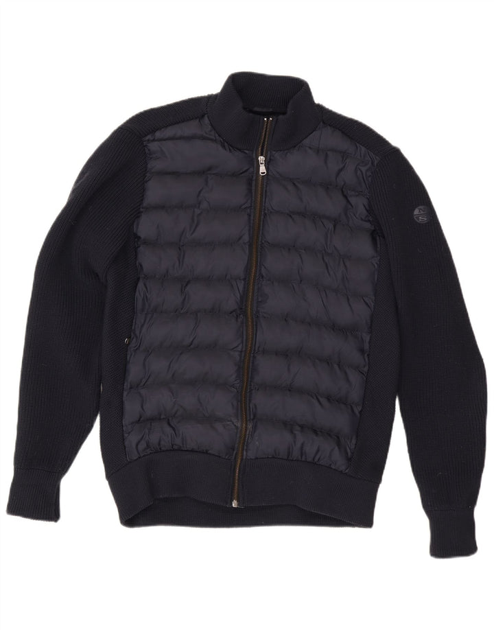 North Sails Herren-Strickjacke, groß, marineblau, Polyester