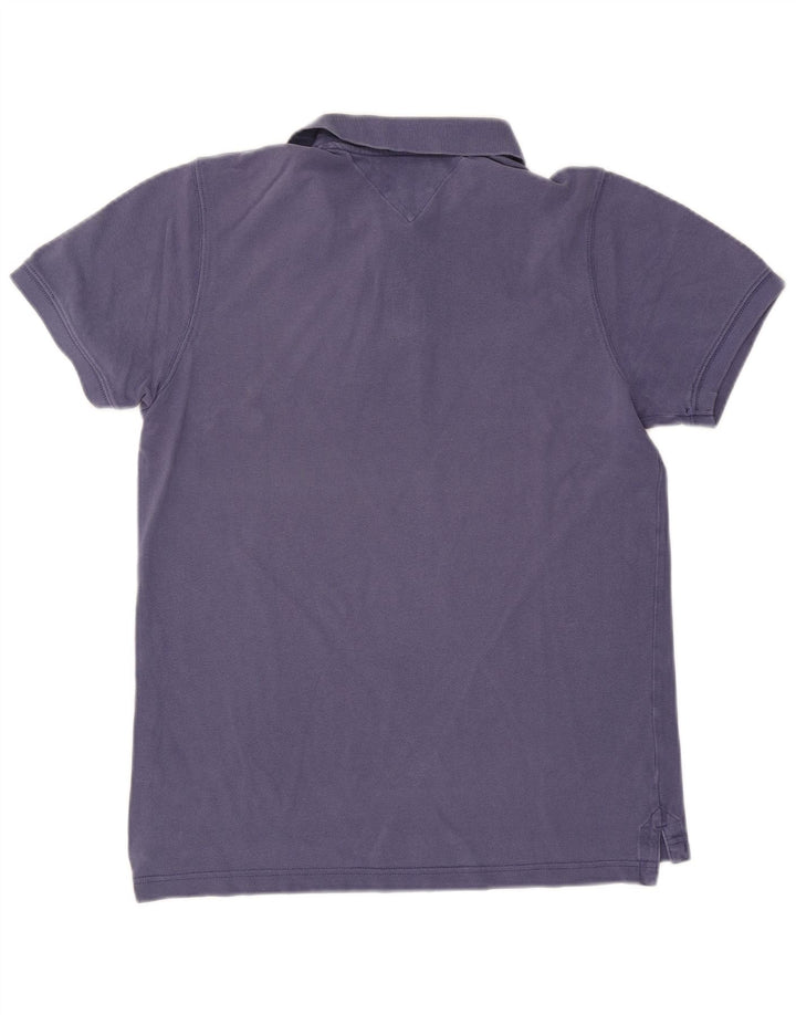 Tommy Hilfiger Herren-Poloshirt, große marineblaue Baumwolle