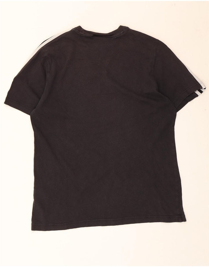 Adidas Herren T-Shirt Top Medium Schwarz Baumwolle