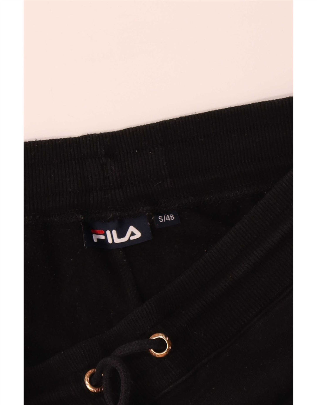 Fila Herren-Trainingshose, Jogginghose, Größe S, Schwarz, Polyester