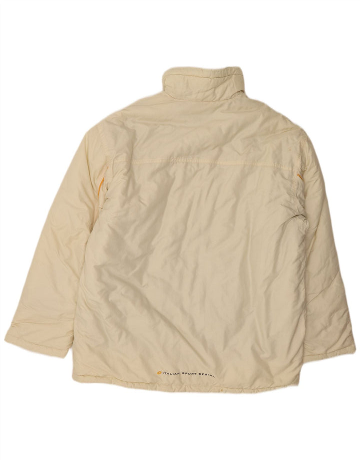 Lotto Herren Wattierte Jacke UK 36/42 Medium Off White Nylon