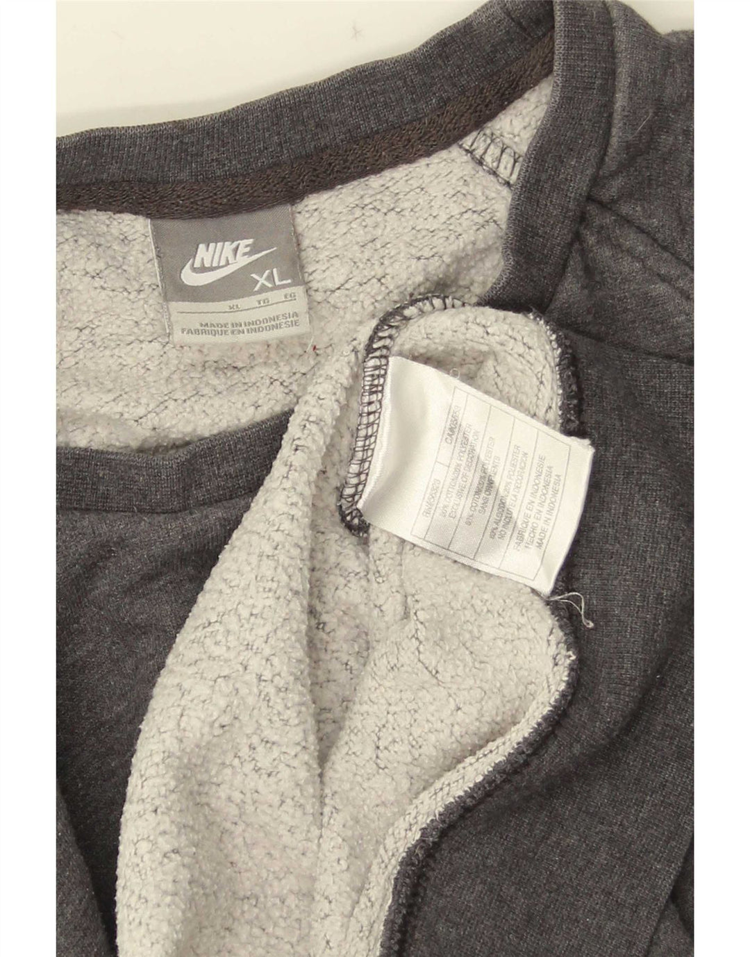 Nike Herren Sweatshirt Pullover XL Grau Baumwolle