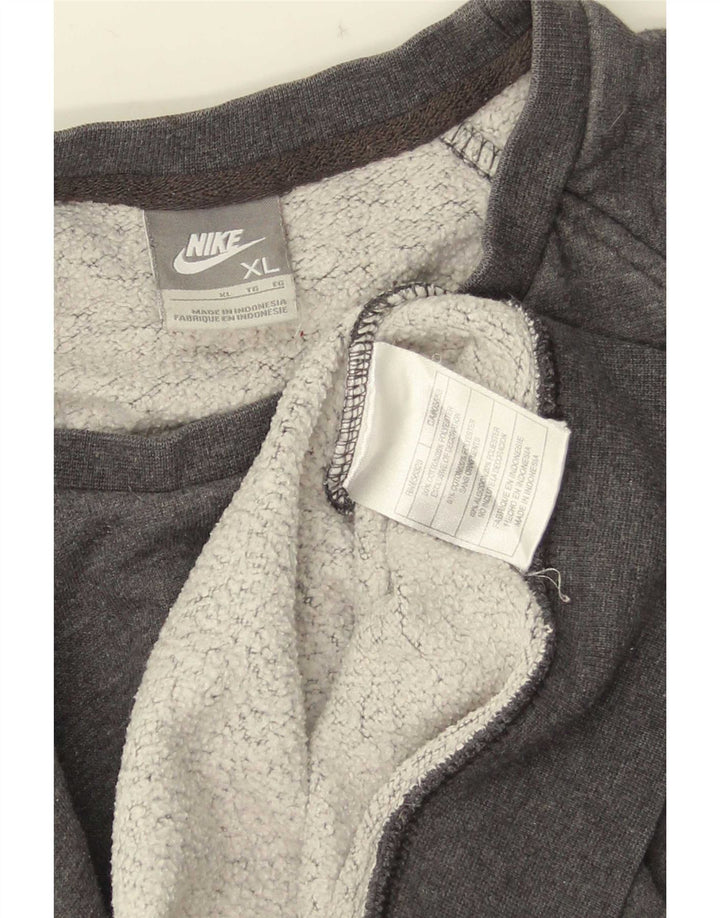 Nike Herren Sweatshirt Pullover XL Grau Baumwolle