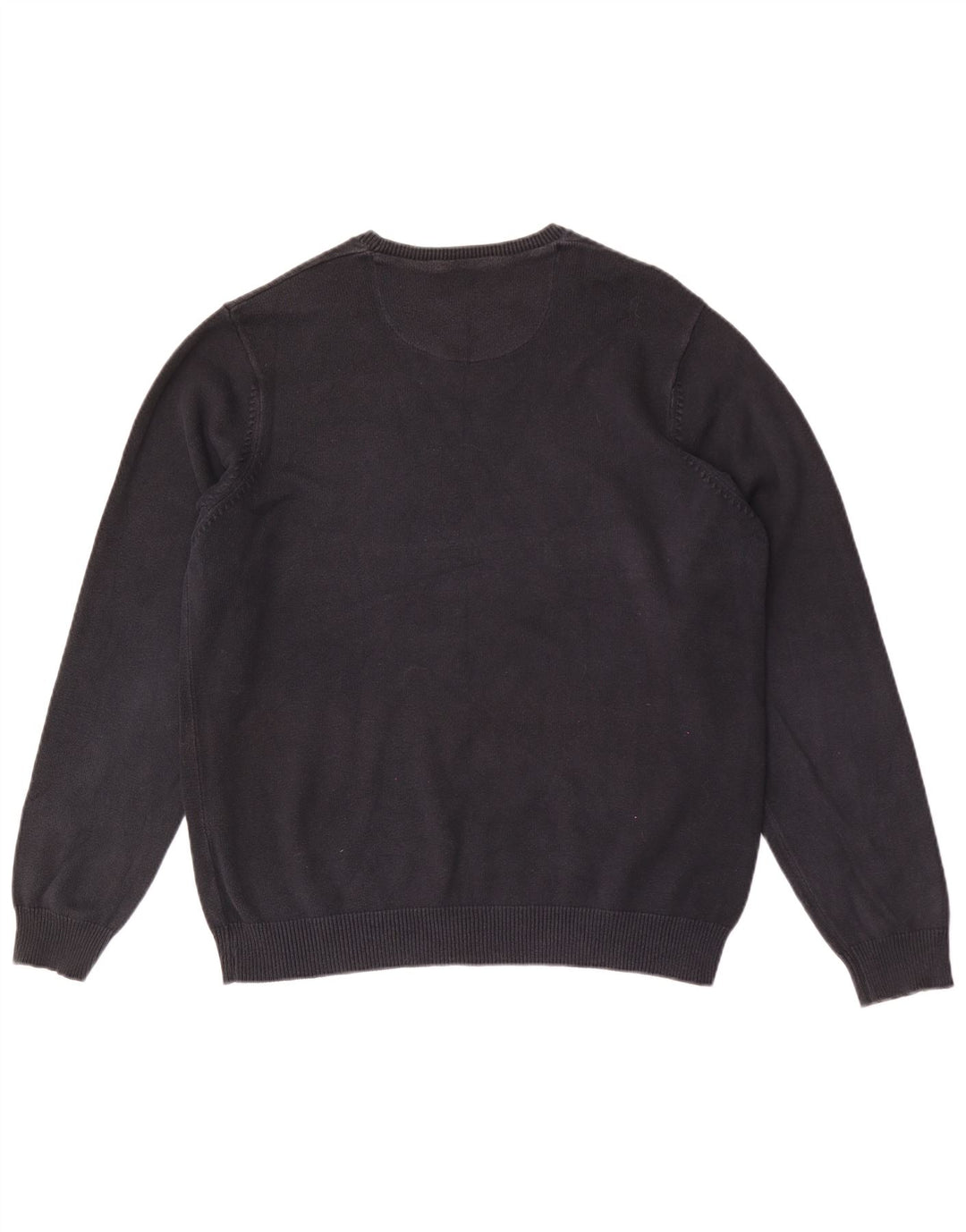Marks & Spencer Herren-Pullover mit Rundhalsausschnitt, reguläre Passform, mittelschwarz